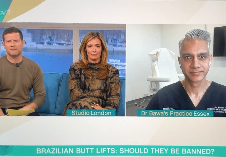 Dr Manav Bawa on This Morning Show – The Brazilian Butt Lift Debate – Should It Be Banned?